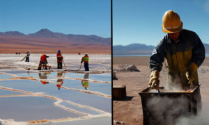 Extracción de litio en Chile